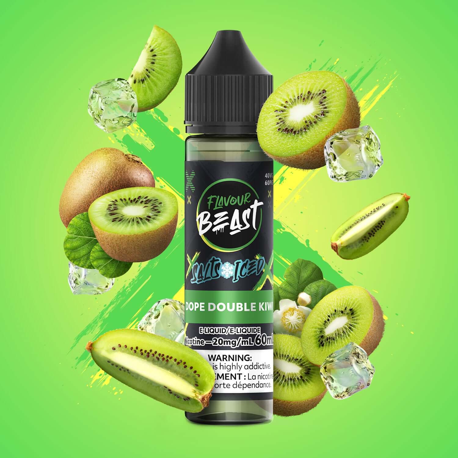 Flavour Beast - Dope Double Kiwi Iced E-Liquid product image at All Star Vape