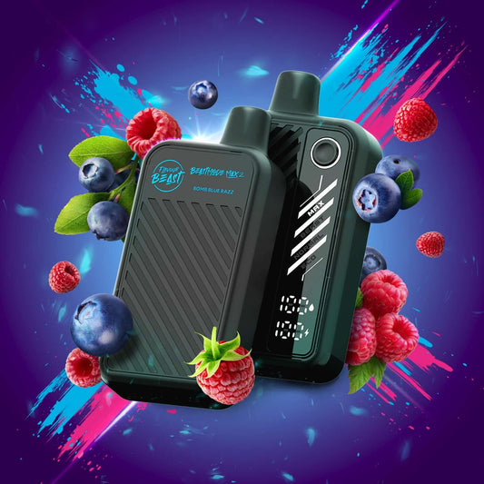 Flavour Beast Beast Mode Max 2 Bomb Blue Razz Disposable Vape