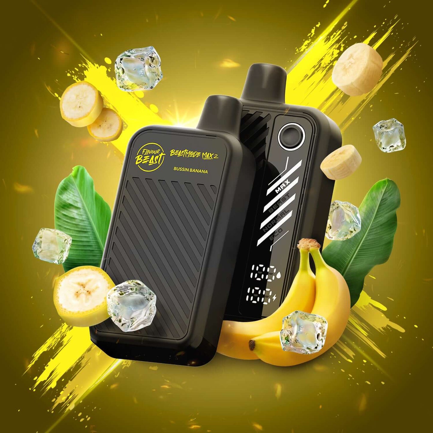 Flavour Beast Beast Mode Max 2 Bussin Banana Disposable Vape