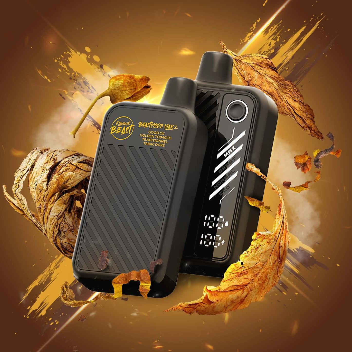 Flavour Beast Beast Mode Max 2 Good Ol' Golden Tobacco Disposable Vape