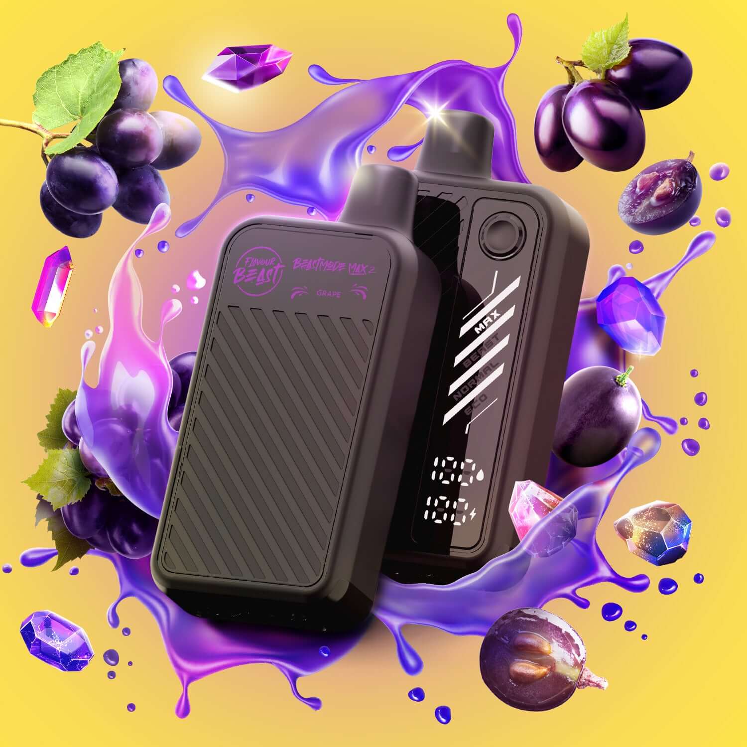 Flavour Beast Beast Mode Max 2 Gushin Grape Disposable Vape