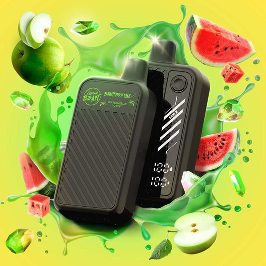 Flavour Beast Beast Mode Max 2 Gushin Watermelon Apple Disposable Vape