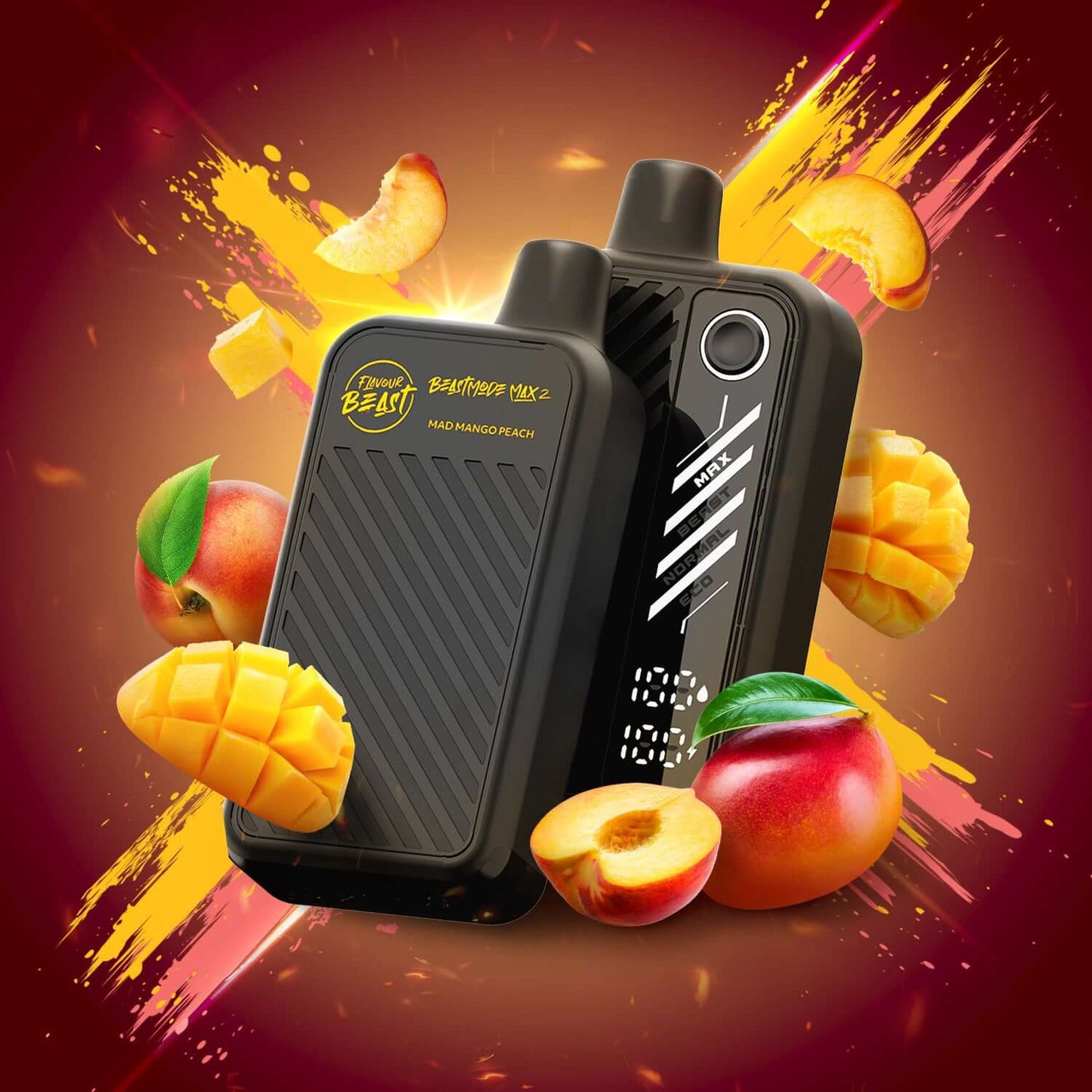 Flavour Beast Beast Mode Max 2 Mad Mango Peach Disposable Vape