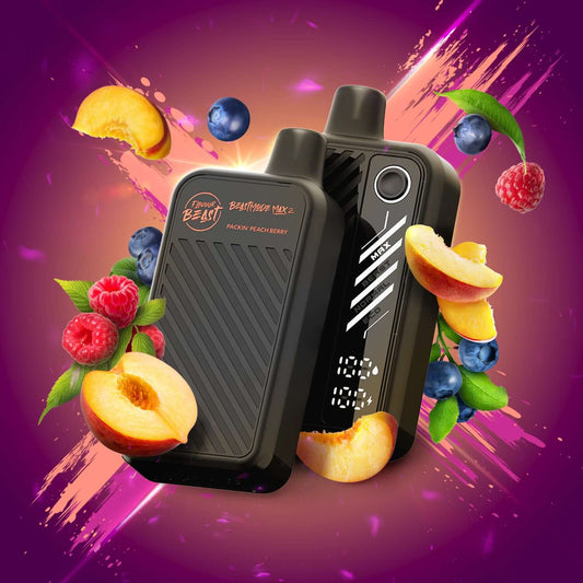 Flavour Beast Beast Mode Max 2 Packin' Peach Berry Disposable Vape