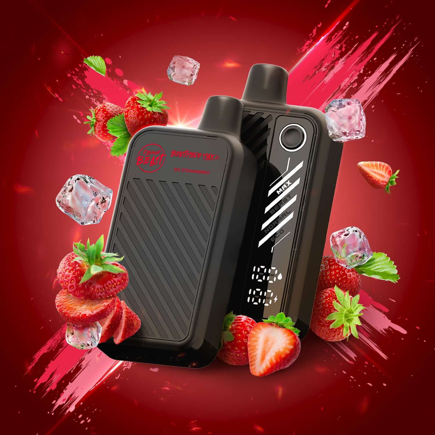 Flavour Beast Beast Mode Max 2 Sic Strawberry Disposable Vape