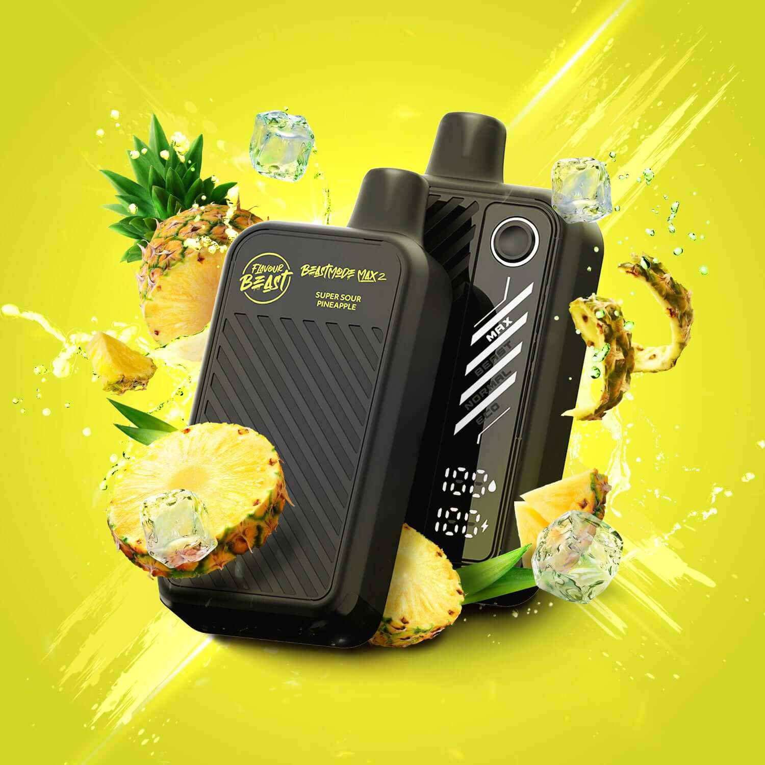 Flavour Beast Beast Mode Max 2 Super Sour Pineapple Disposable Vape