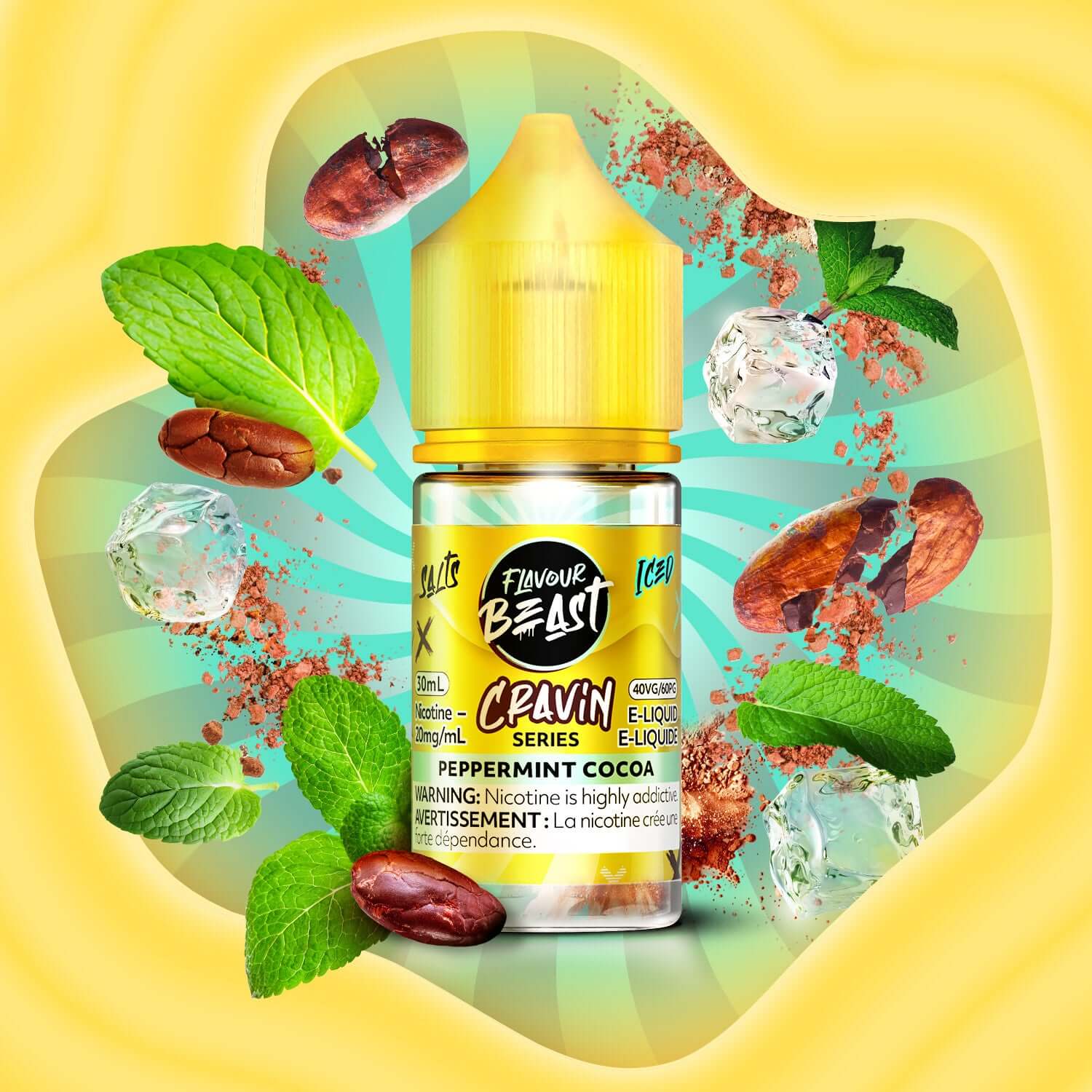Flavour Beast Cravin- Peppermint Cocoa E-Liquid product image at All Star Vape