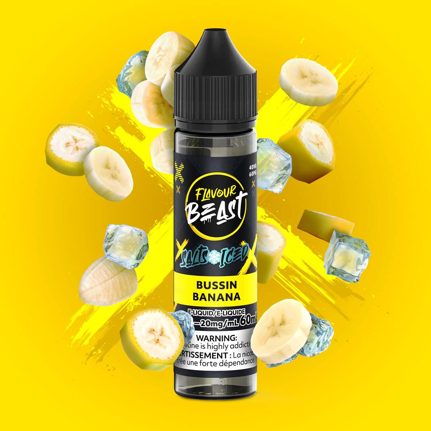 Flavour Beast E-Liquid - Bussin Banana ICED product image at All Star Vape