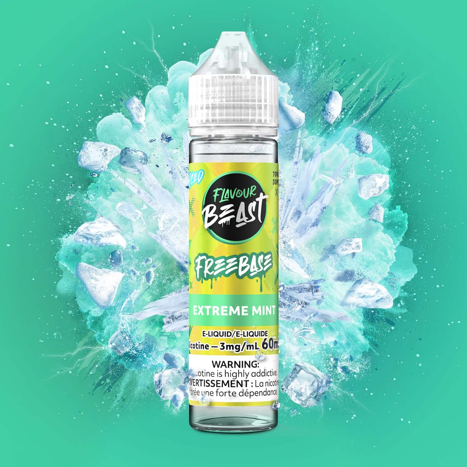 Flavour Beast E-Liquid - Extreme Mint (ICED) E-Liquid product image at All Star Vape