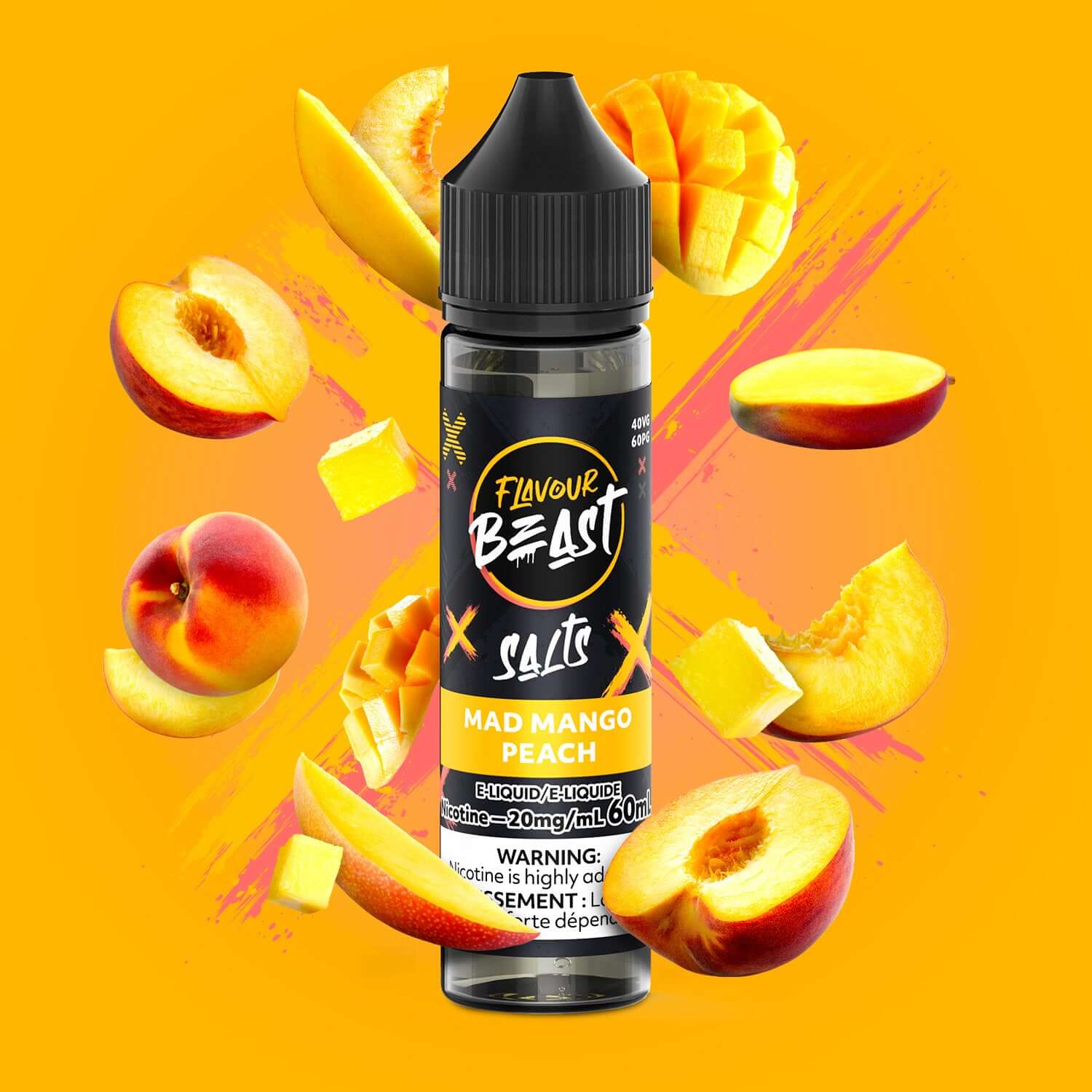 Flavour Beast E-Liquid - Mad Mango Peach E-Liquid product image at All Star Vape