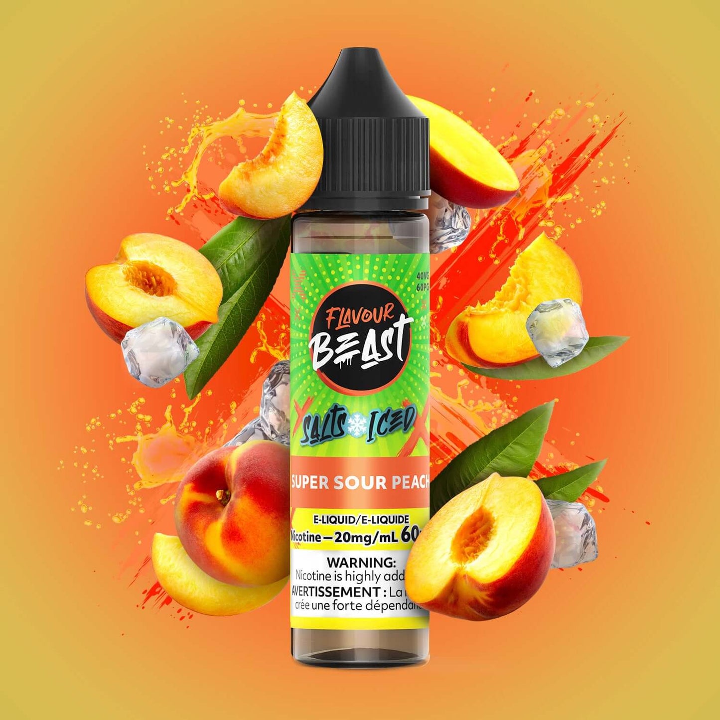 Flavour Beast E-Liquid - Super Sour Peach E-Liquid product image at All Star Vape
