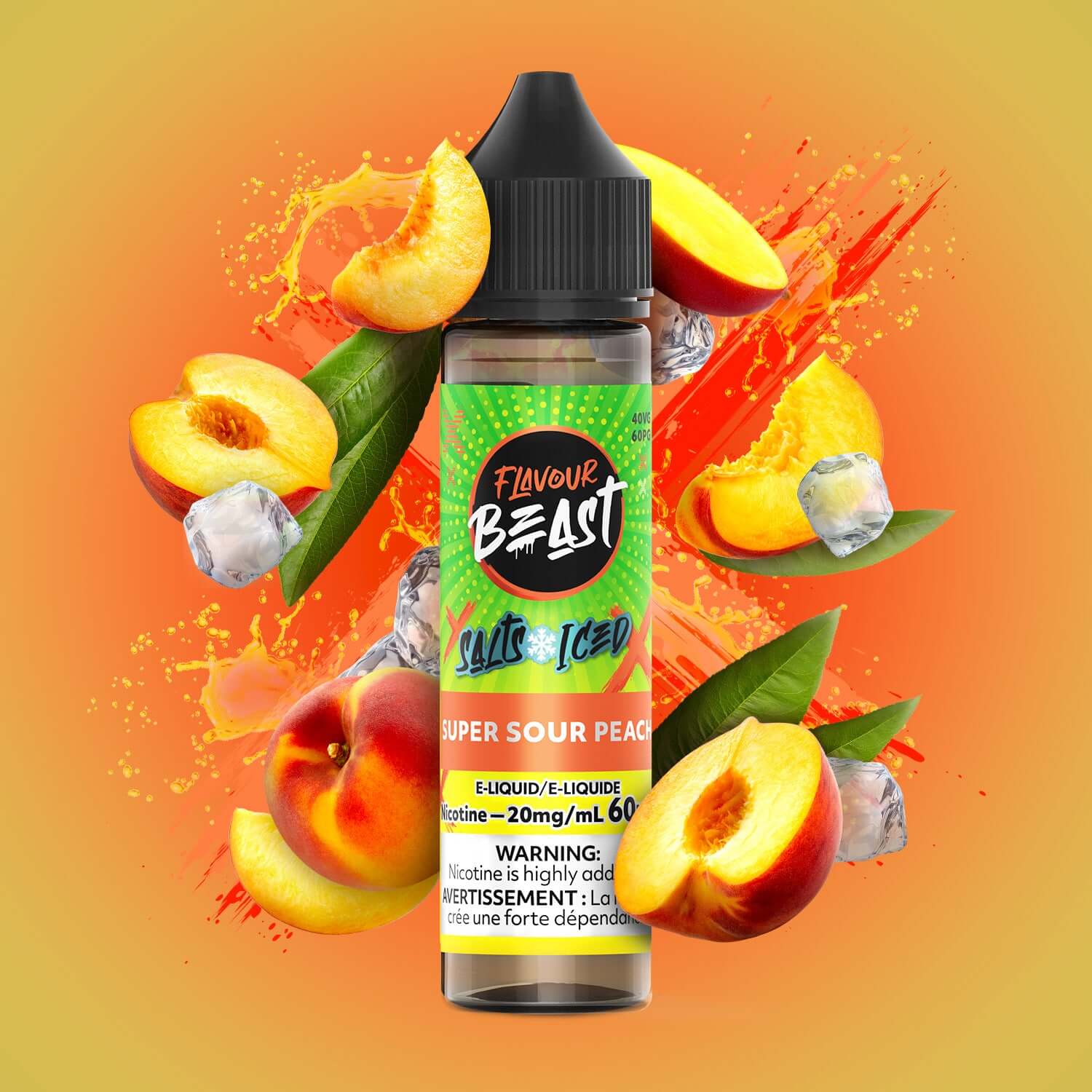 Flavour Beast E-Liquid - Super Sour Peach E-Liquid product image at All Star Vape