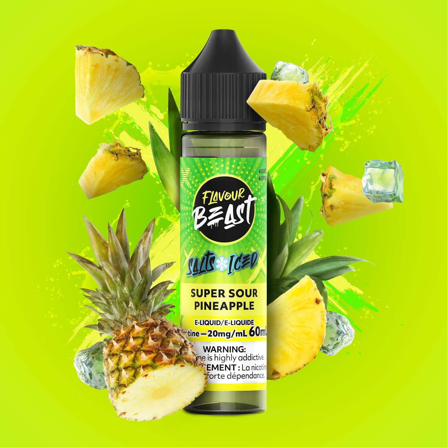 Flavour Beast E-Liquid - Super Sour Pineapple E-Liquid product image at All Star Vape