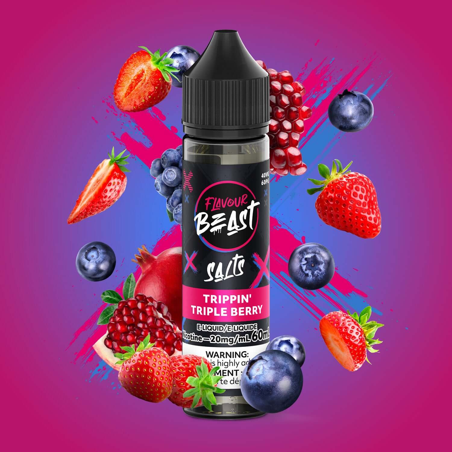 Flavour Beast E-Liquid - Trippin' Triple Berry E-Liquid product image at All Star Vape