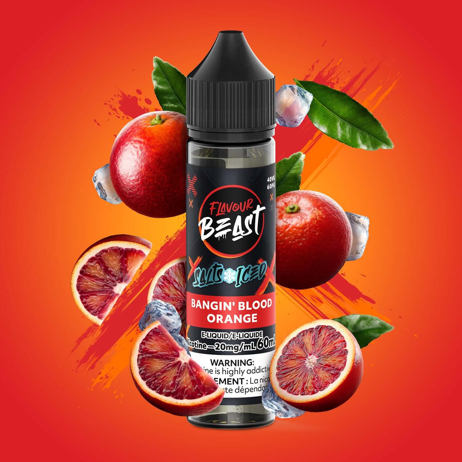 Flavour Beast E-Liquid Bangin' Blood Orange (ICED) 60mL product image at All Star Vape