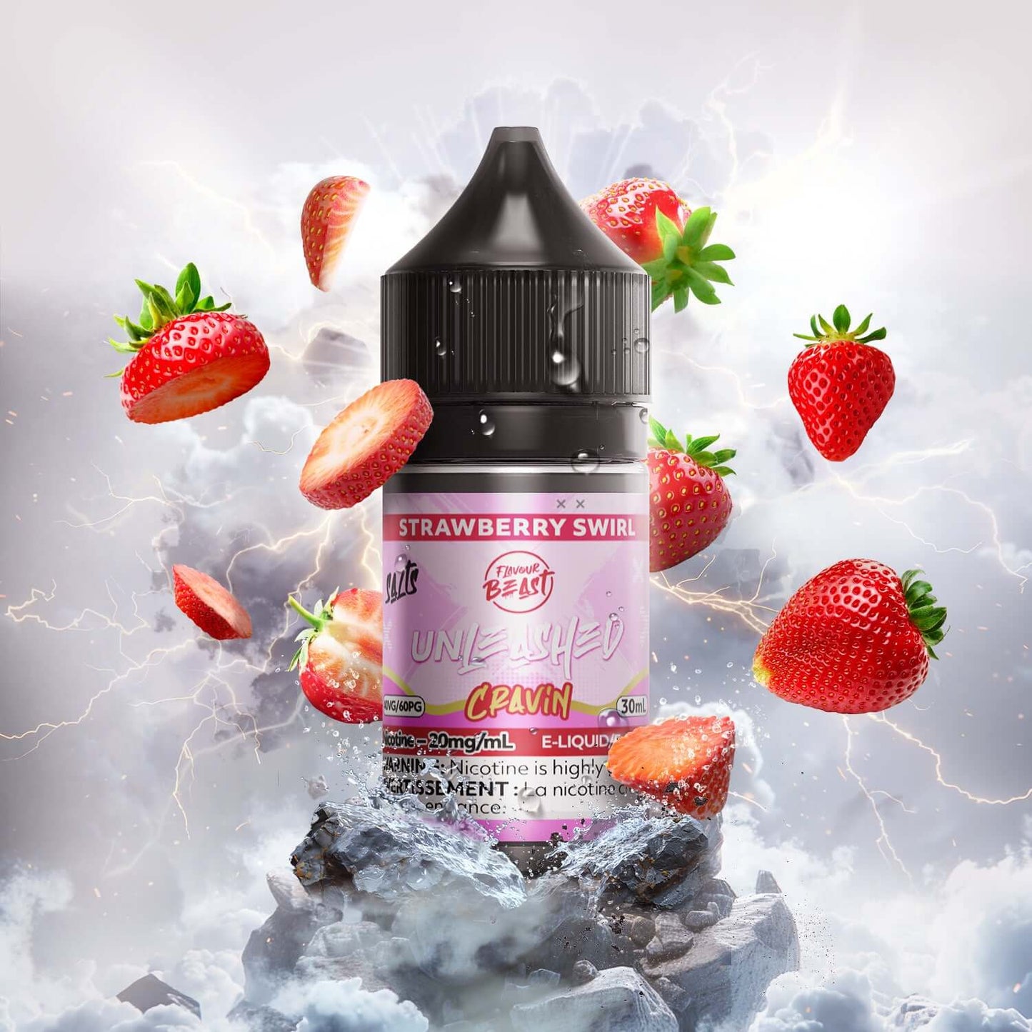 Flavour Beast E-Liquid Unleashed Cravin Strawberry Swirl product image at All Star Vape