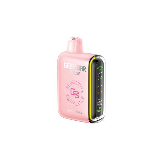 Geek Bar Pulse Pink Lemon Ice disposable vape sweet lemonade citrus ice flavor rechargeable device Canada
