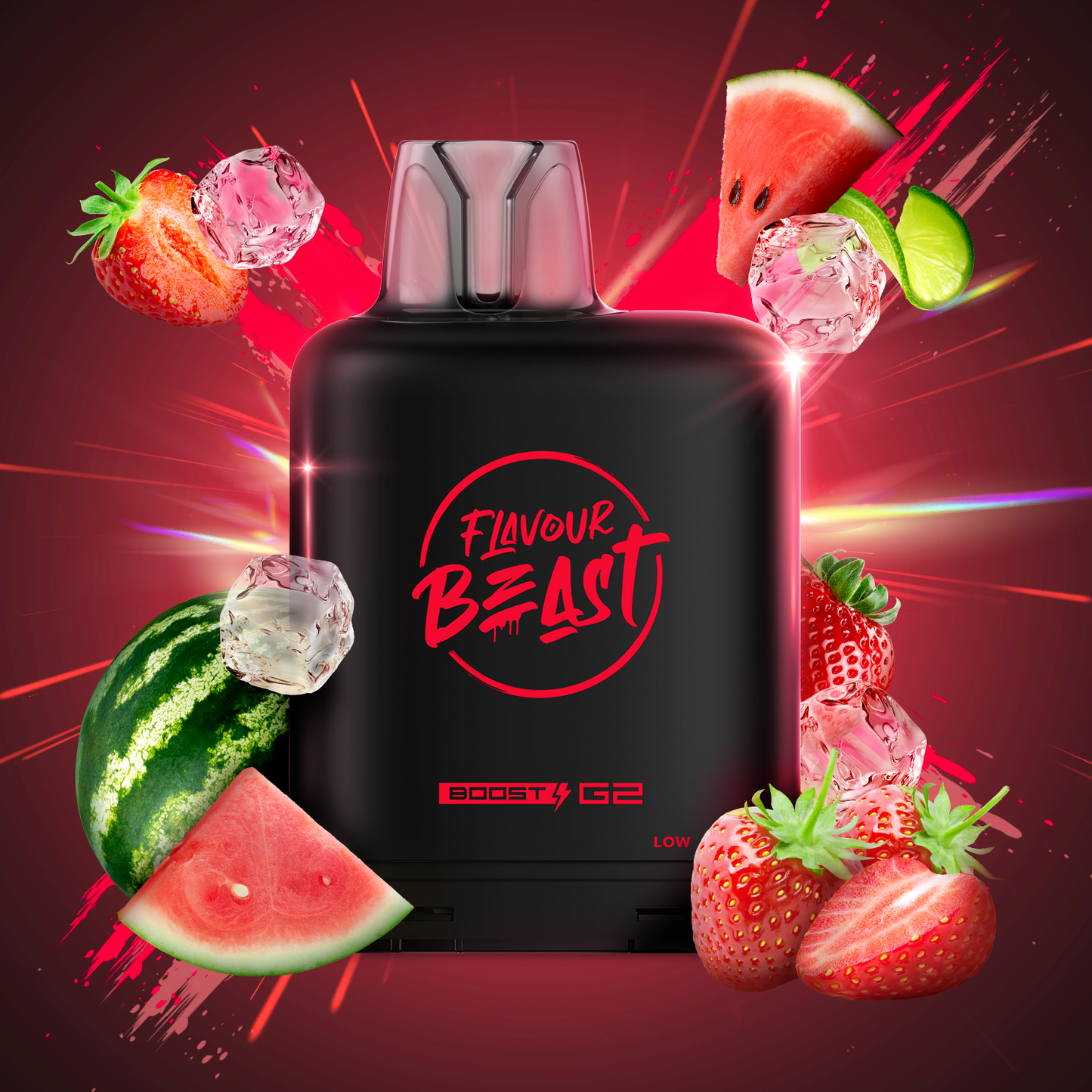 Level X Flavour Beast Boost Savage Strawberry Watermelon