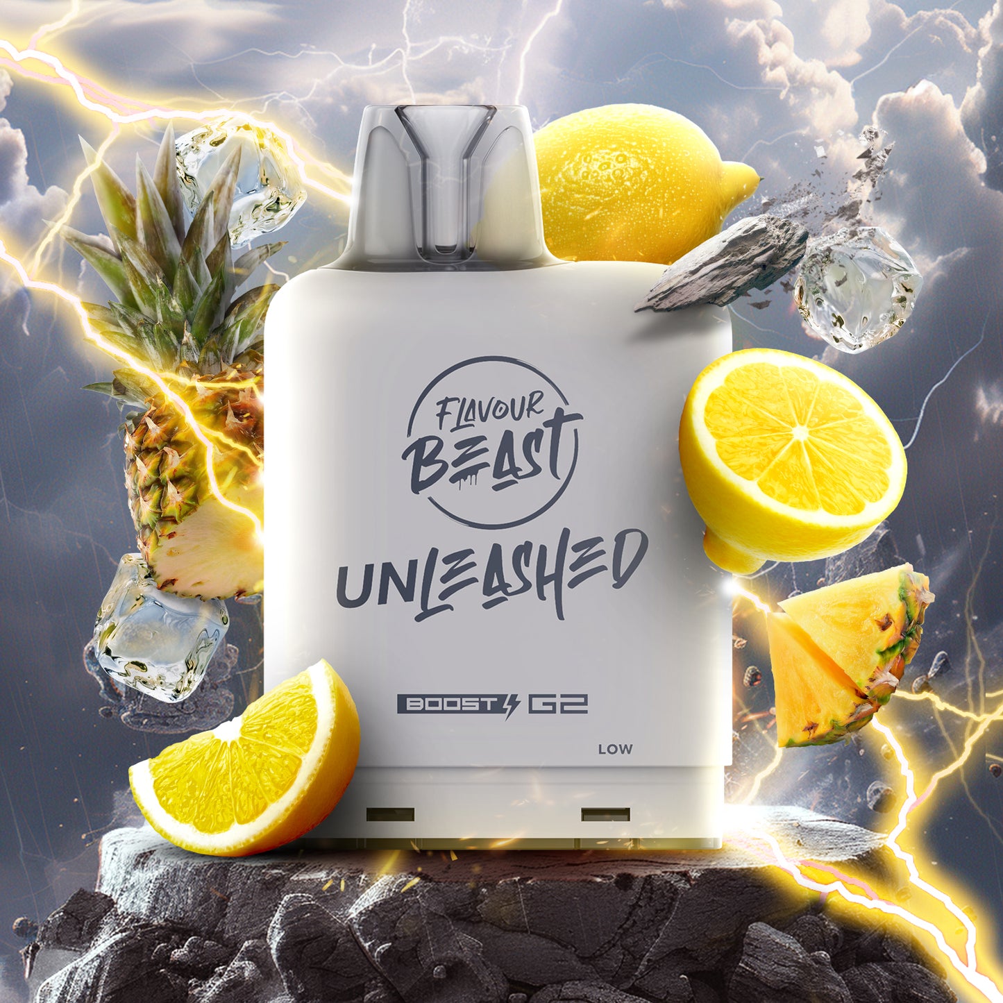 Level X Flavour Beast Unleashed Boost Epic Pineapple Lemon