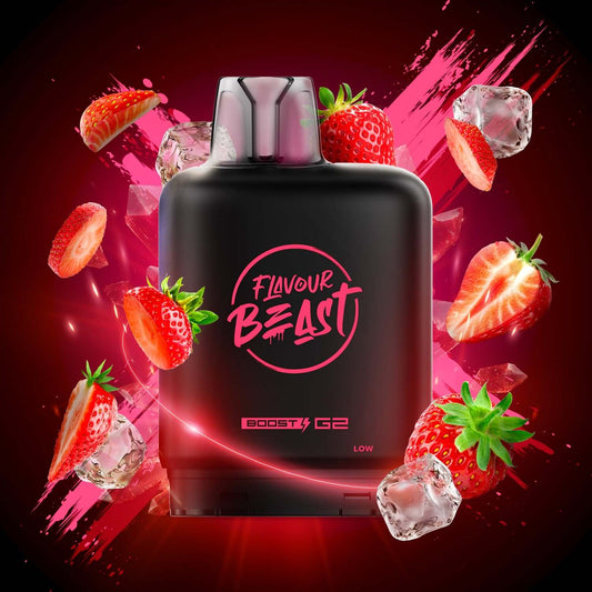 Level X Flavour Beast G2 Smashin' Strawberry Jewel Closed Pod