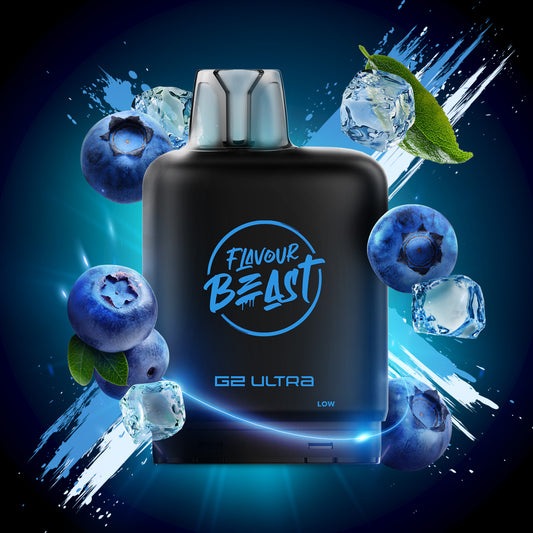 Level X Flavour Beast G2 Ultra Boss Blueberry Iced Closed Pod