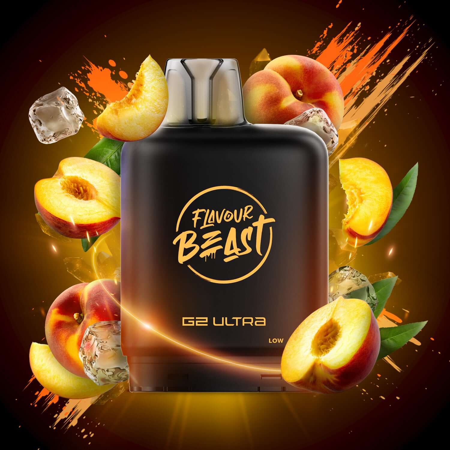 Level X Flavour Beast G2 Ultra Frizzy Peach Closed Pod