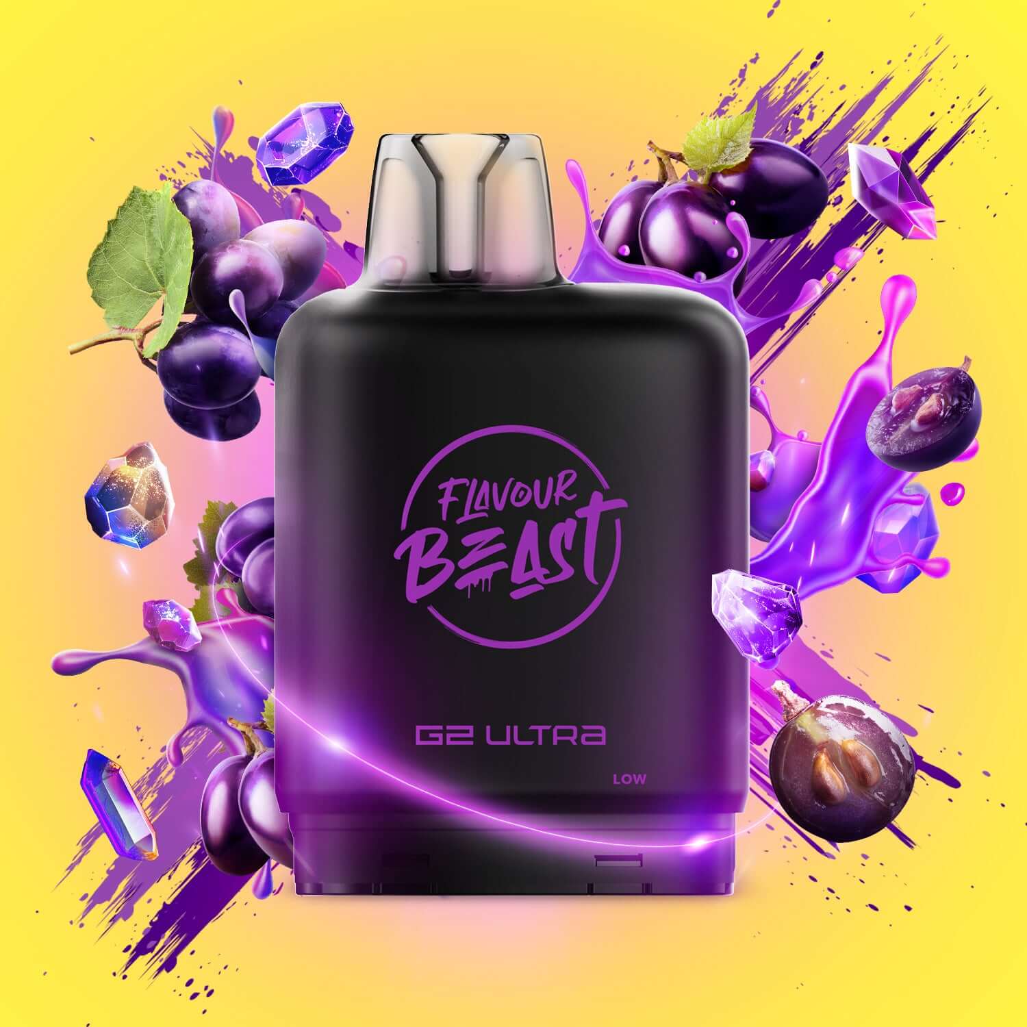 Level X Flavour Beast G2 Ultra Gushin Grape Closed Pod