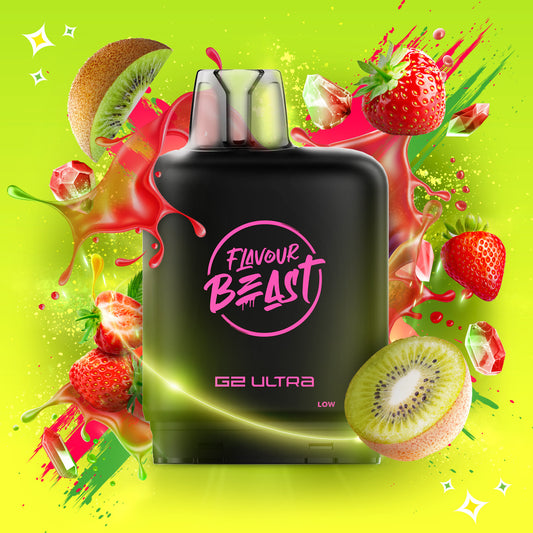 Level X Flavour Beast G2 Ultra Gushin S Strawberry Kiwi Closed Pod