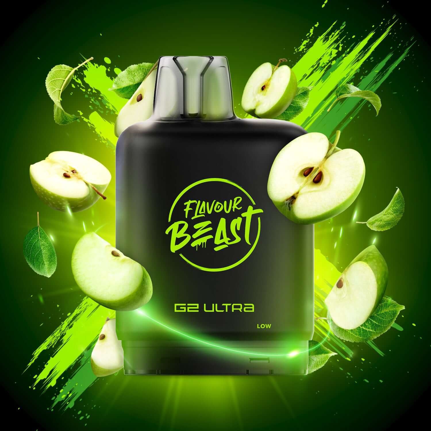 Level X Flavour Beast G2 Ultra Gusto Green Apple Closed Pod