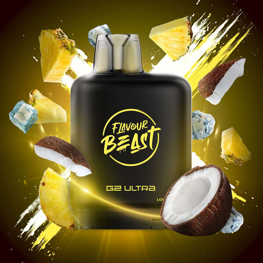 Level X Flavour Beast G2 Ultra Pineapple Coconut Closed Pod