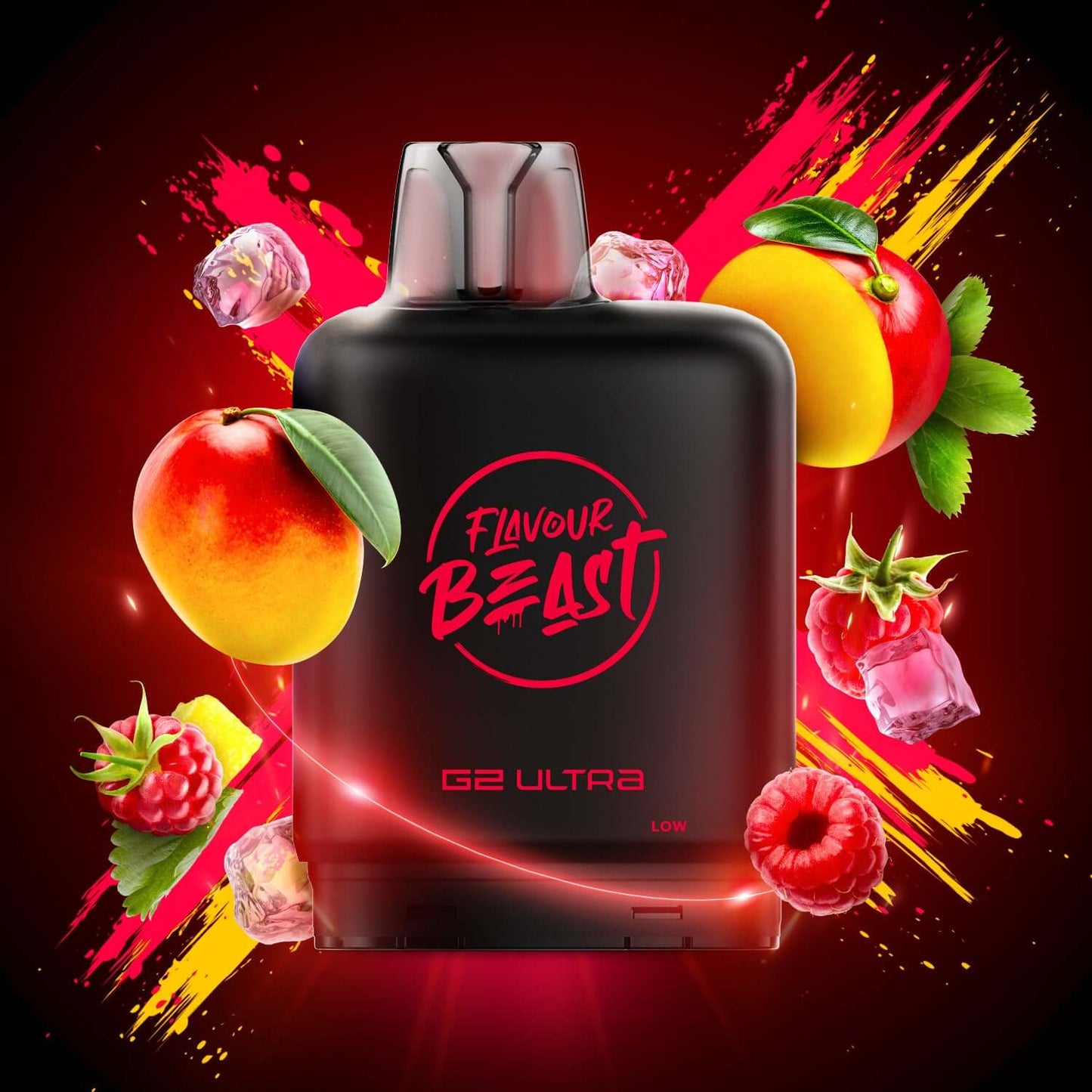 Level X Flavour Beast G2 Ultra Ragin' Razz Mango Closed Pod