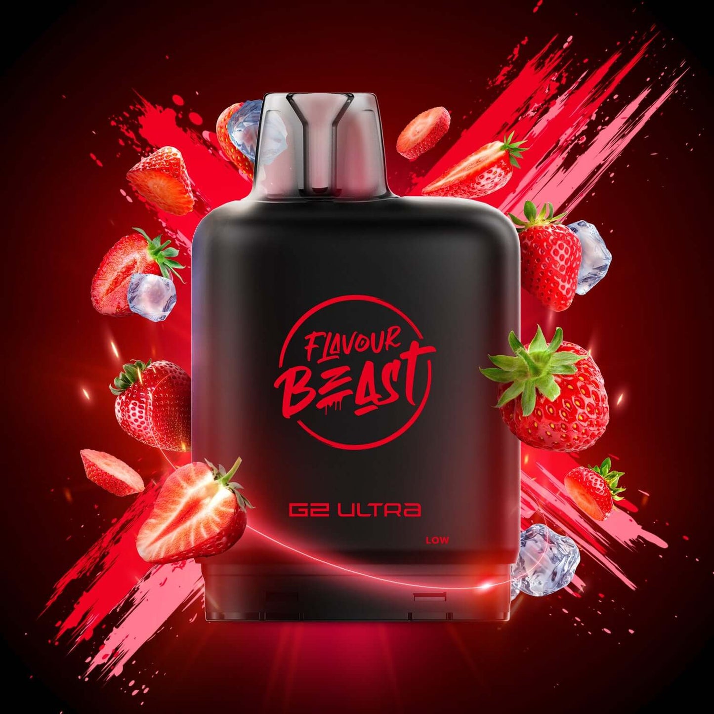 Level X Flavour Beast G2 Ultra Sic Strawberry Closed Pod