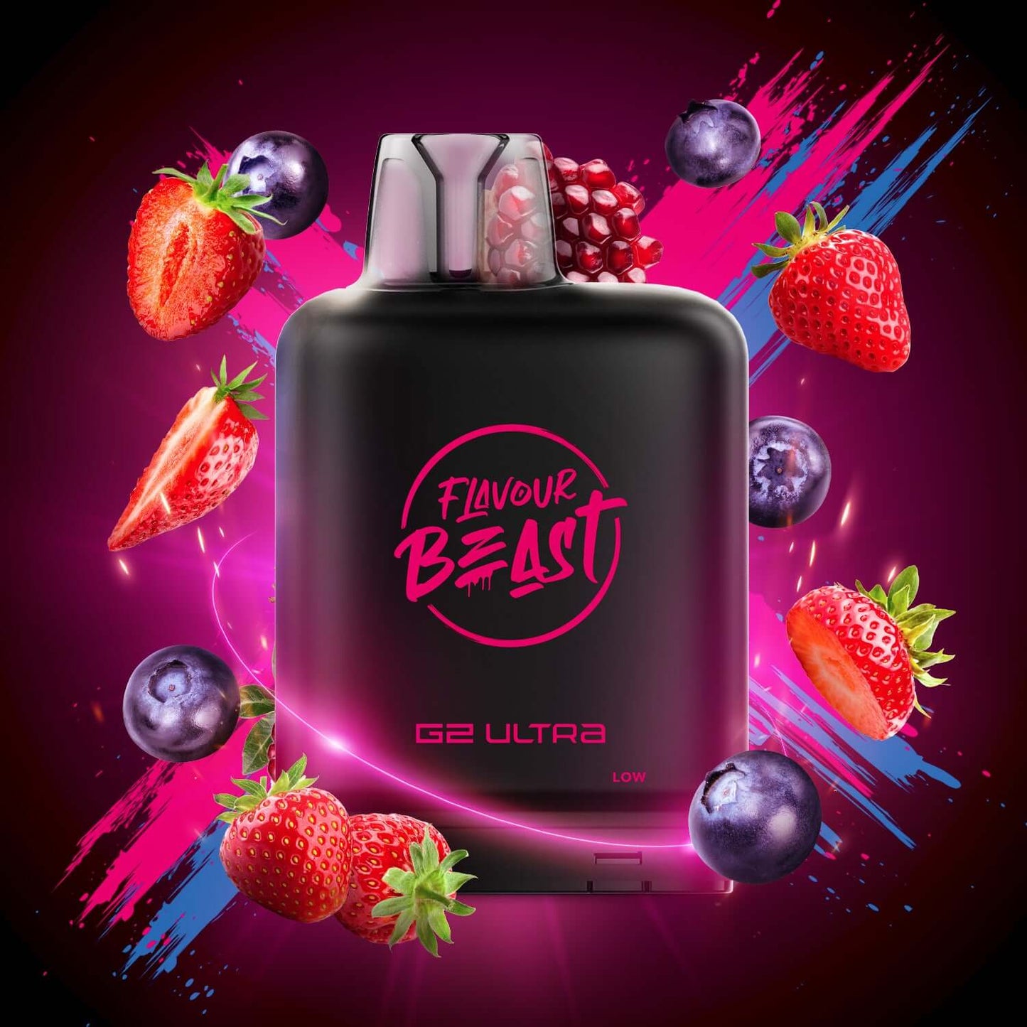 Level X Flavour Beast G2 Ultra Trippin' Triple Berry Closed Pod