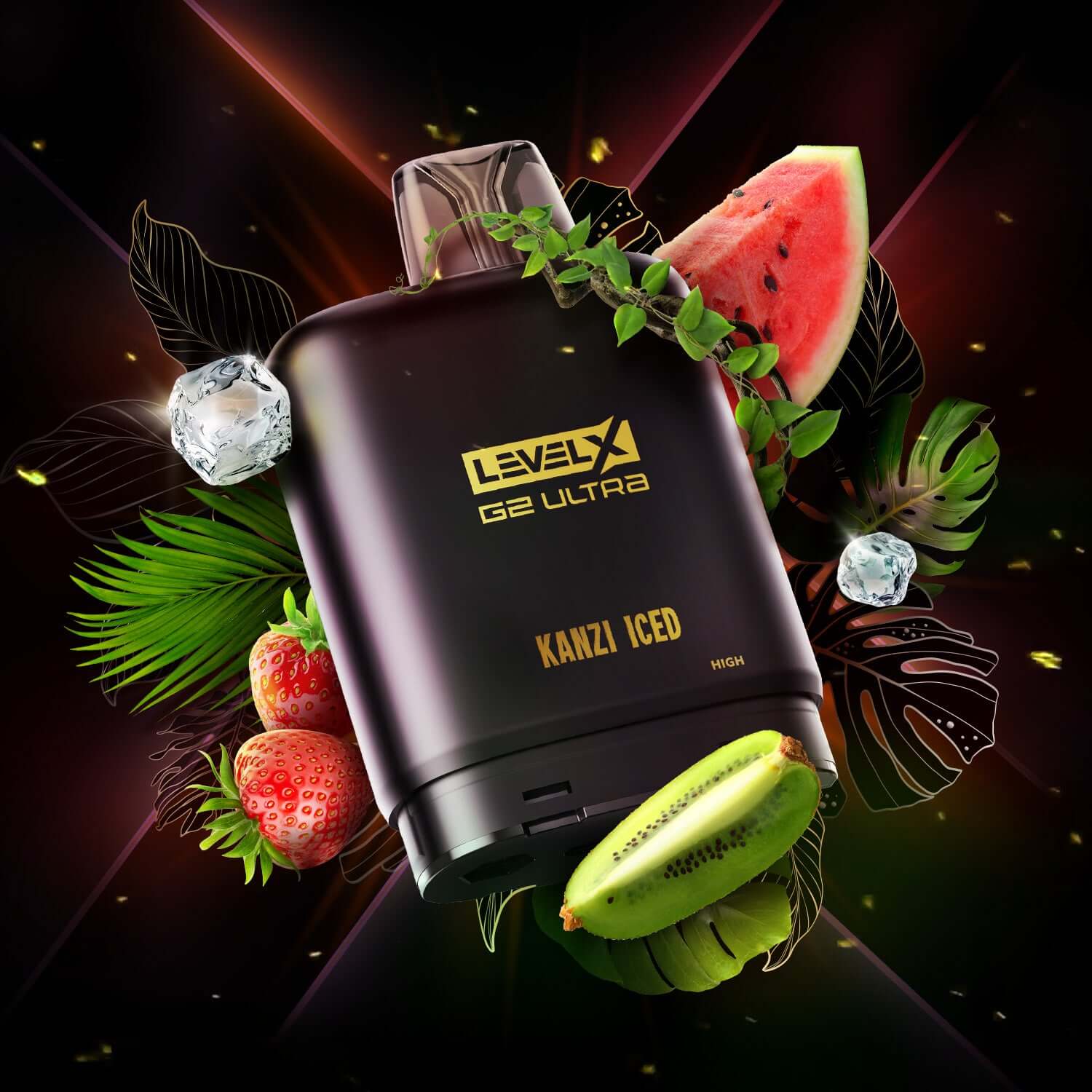 Level X Flavour Beast G2 Ultrax12M Kanzi Iced Closed Pod