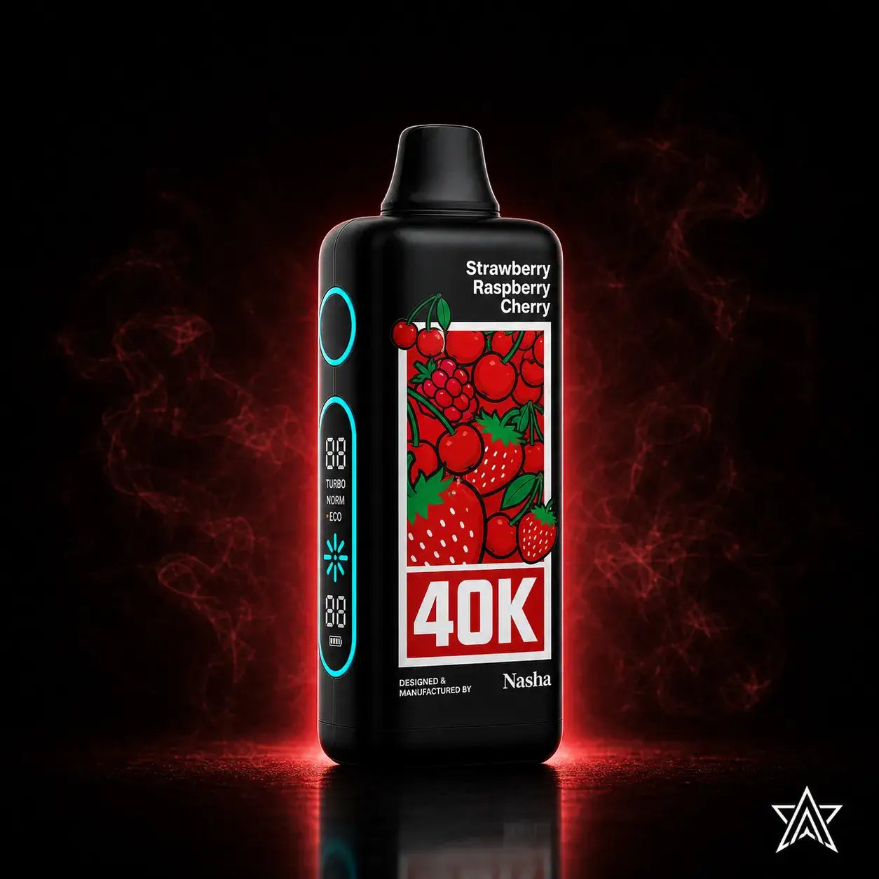 Nasha 40K -Strawberry Raspberry Cherry Disposable Vape