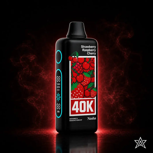 Nasha 40K -Strawberry Raspberry Cherry Disposable Vape