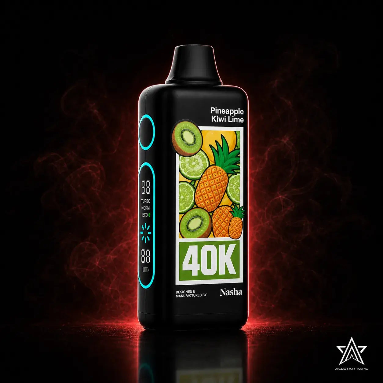 Nasha 40K - Pineapple Kiwi Lime Disposable Vape