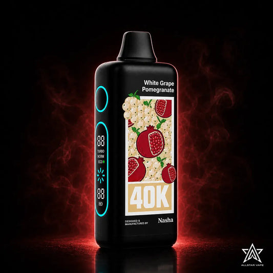 Nasha 40K - White Grape Pomegranate Disposable Vape