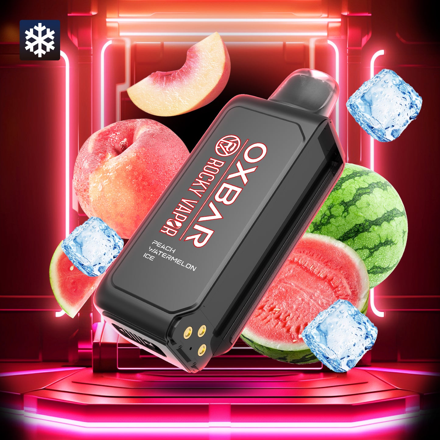 Svopp Rocky Vapor Oxbar - Peach Watermelon Ice