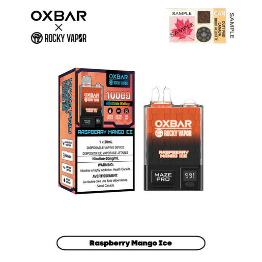 OXBAR MAZE PRO 10K - RASPBERRY MANGO ICE