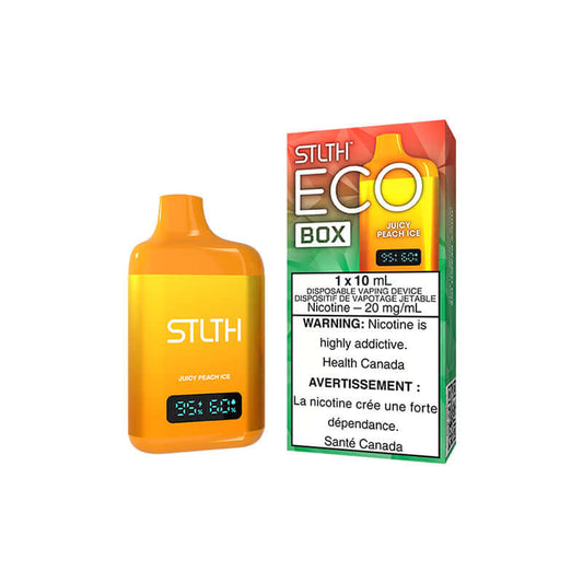 STLTH ECO BOX - JUICY PEACH ICE Disposable Vape