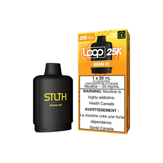 STLTH LOOP 25K POD - BANANA ICE Closed Pod