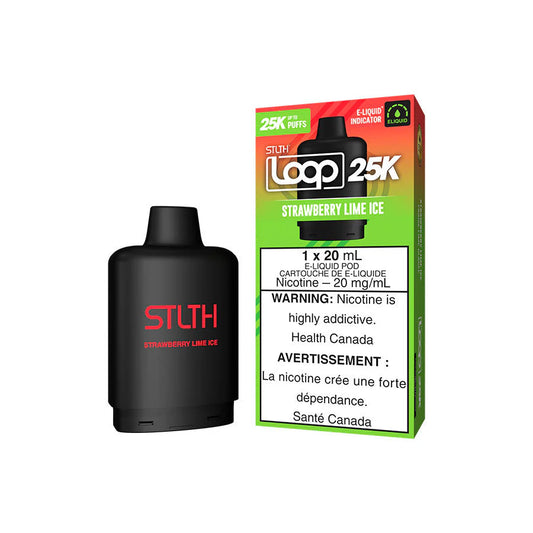 STLTH LOOP 25K POD - STRAWBERRY LIME ICE