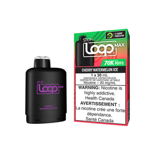 STLTH LOOP MAX - CHERRY WATERMELON ICE Closed Pod