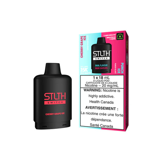 STLTH SWITCH POD PACK - CHERRY GRAPE ICE AND PUNCH ICE