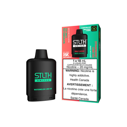 STLTH SWITCH POD PACK - WATERMELON LIME ICE AND STRAWBERRY LIME ICE