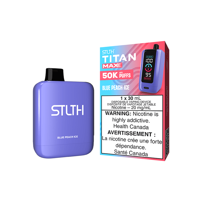STLTH TITAN MAX - BLUE PEACH ICE Disposable Vape
