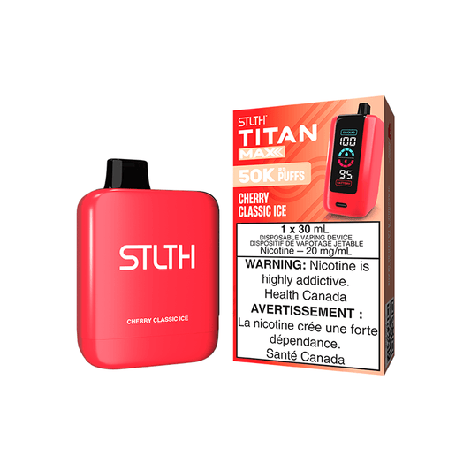 STLTH TITAN MAX - CHERRY CLASSIC ICE Disposable Vape