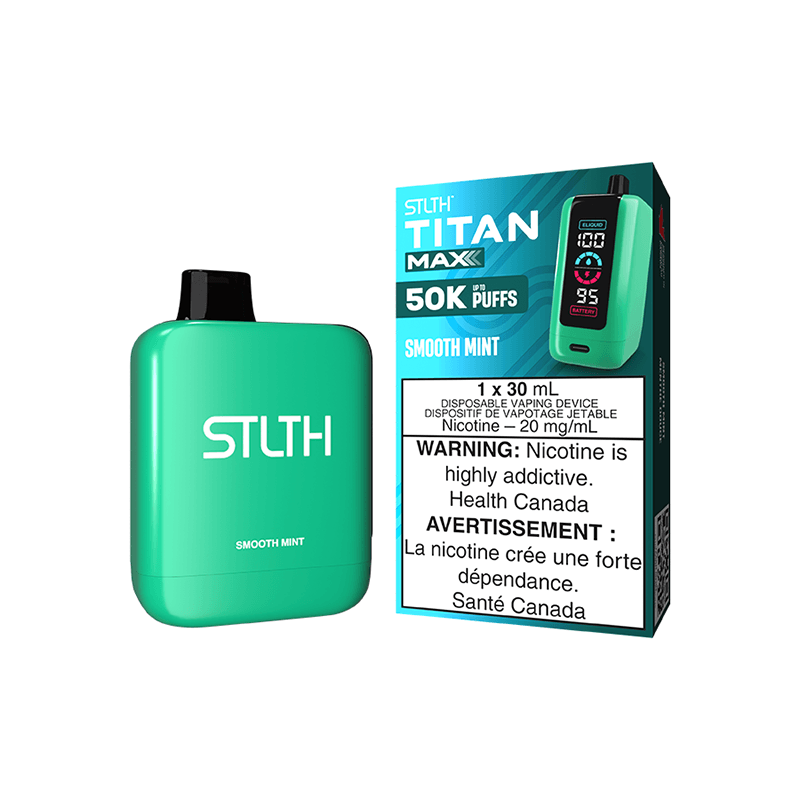 STLTH TITAN MAX - SMOOTH MINT Disposable Vape