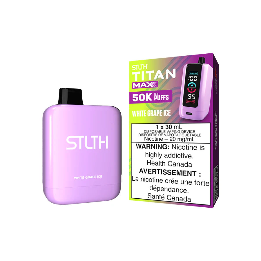 STLTH TITAN MAX - WHITE GRAPE ICE